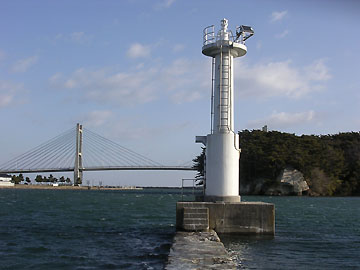 相馬港松川浦囲堤灯台