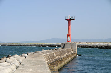 三河姫島漁港西防波堤灯台