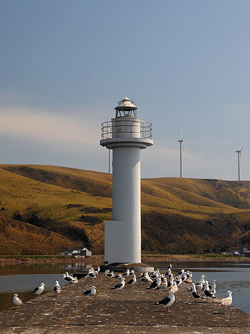宗谷漁港西防波堤灯台