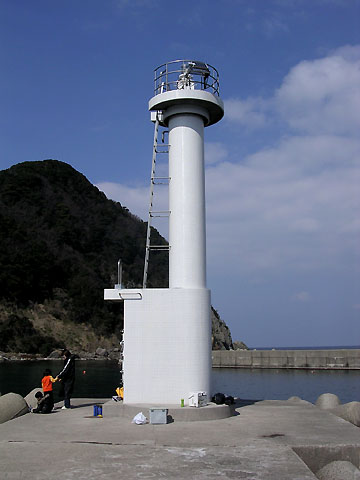 竹野港東防波堤灯台
