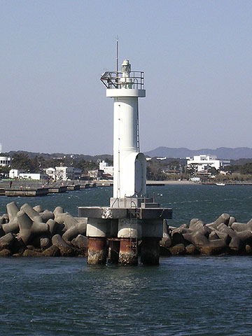 浜名港背割堤灯台